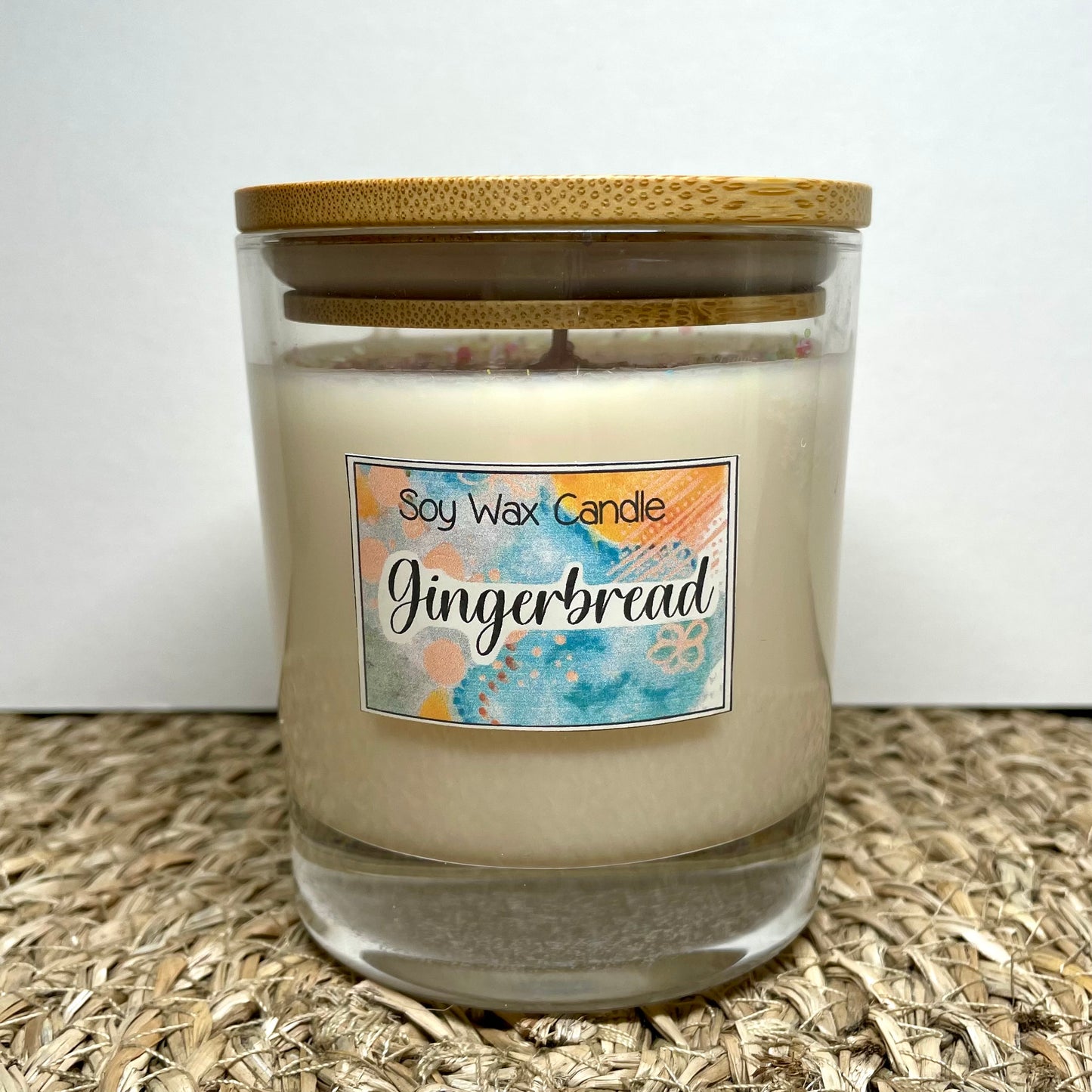 Gingerbread handmade soy candle