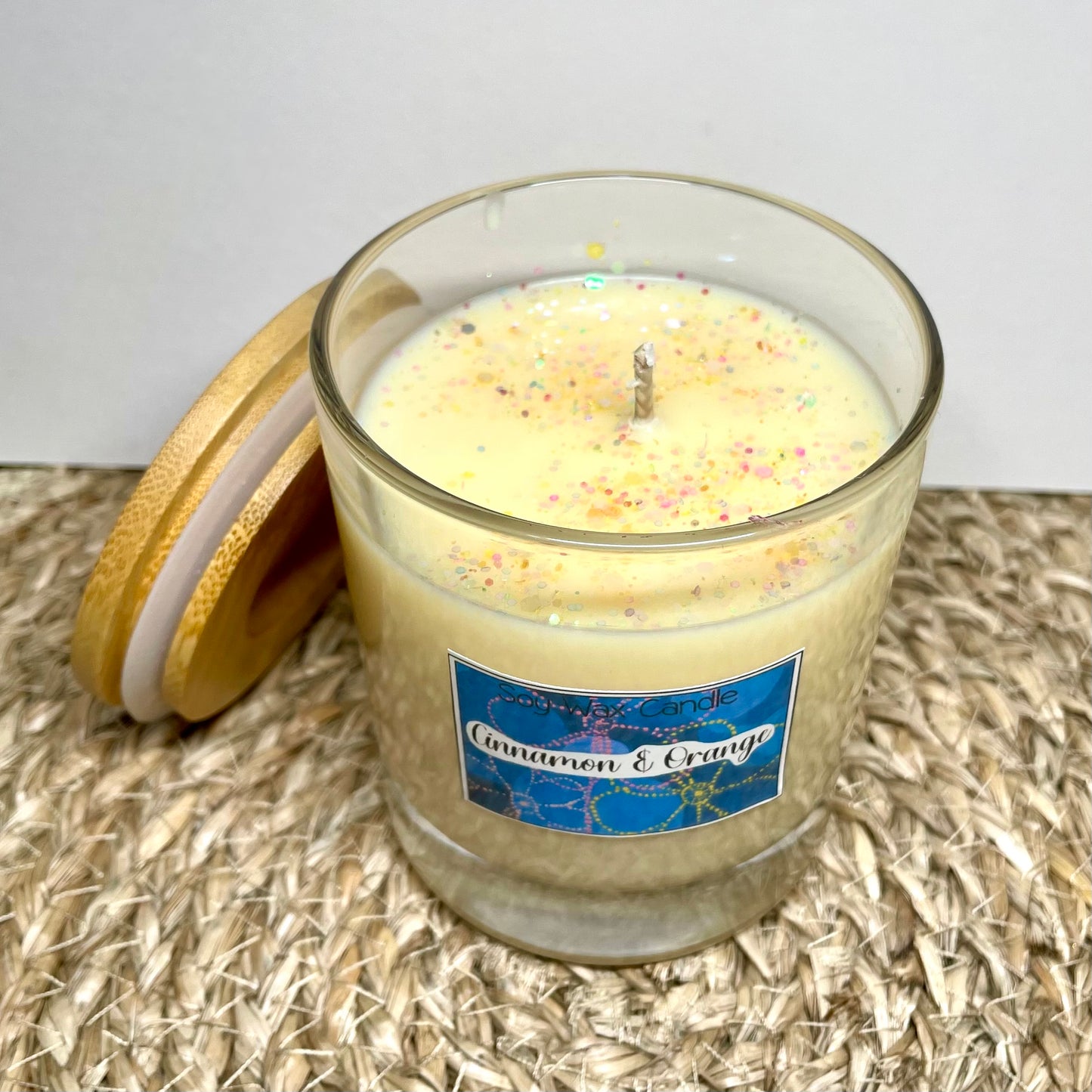 Cinnamon & Orange handmade soy candle