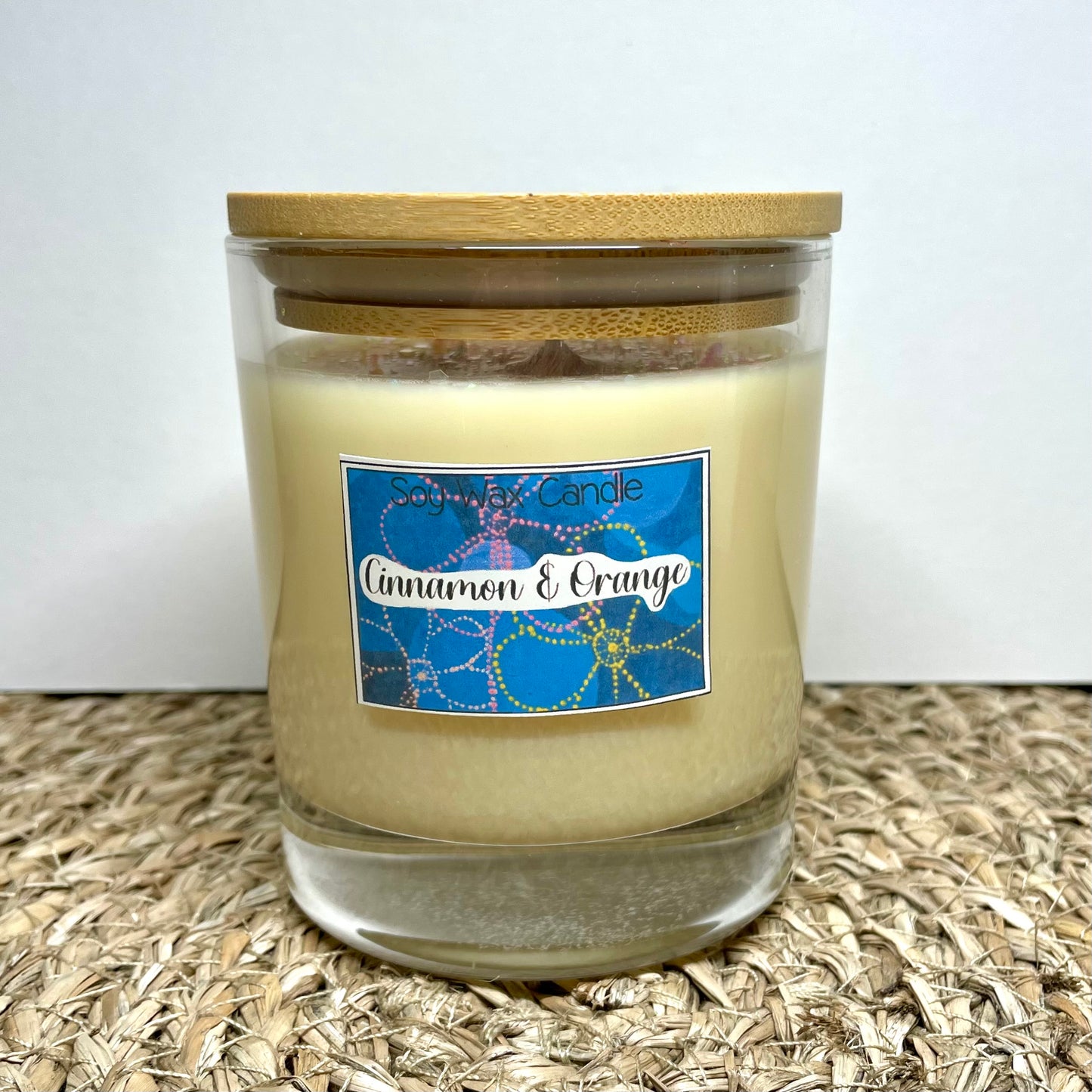 Cinnamon & Orange handmade soy candle