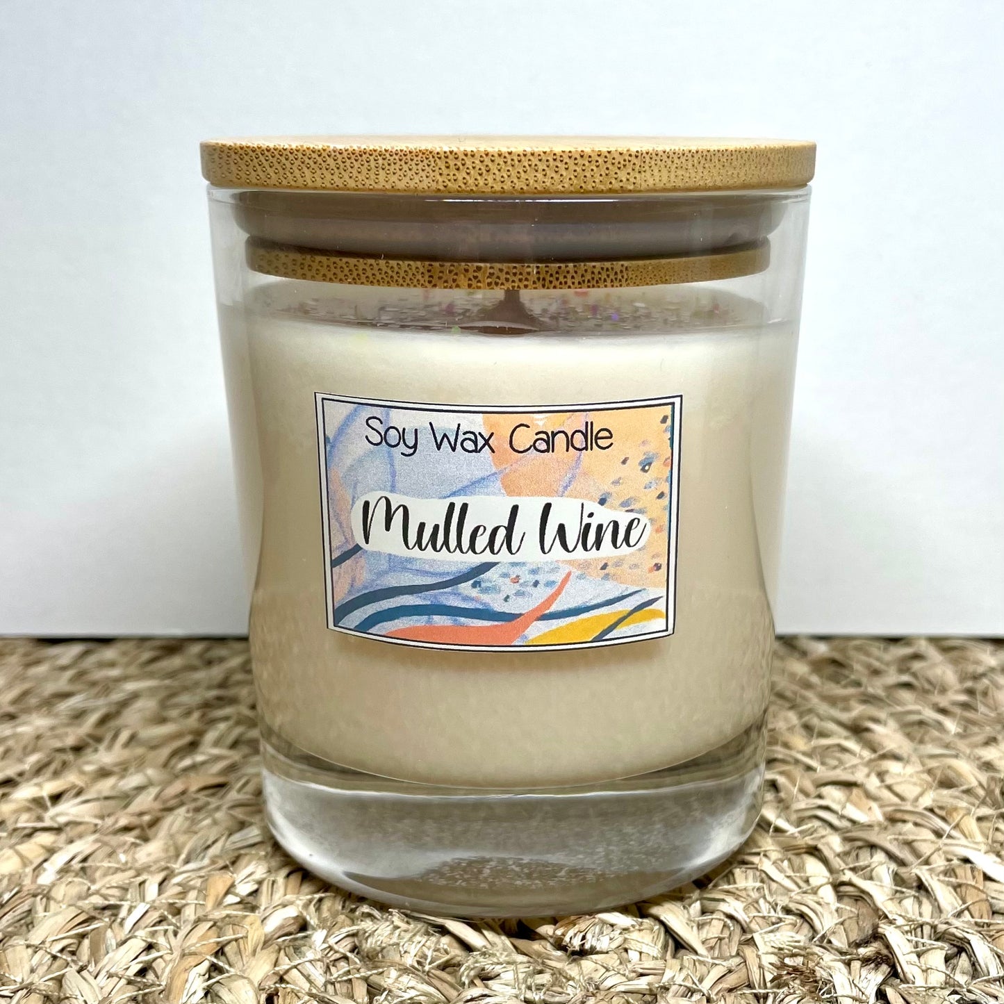 Mulled wine handmade soy candle