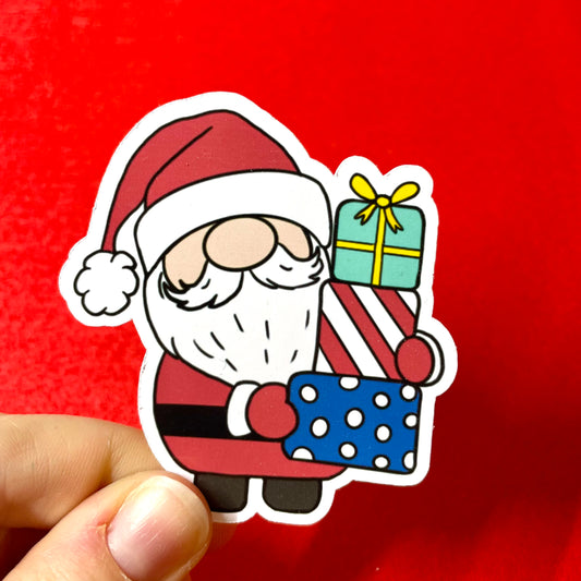 Cute Christmas Gnome Character stickers