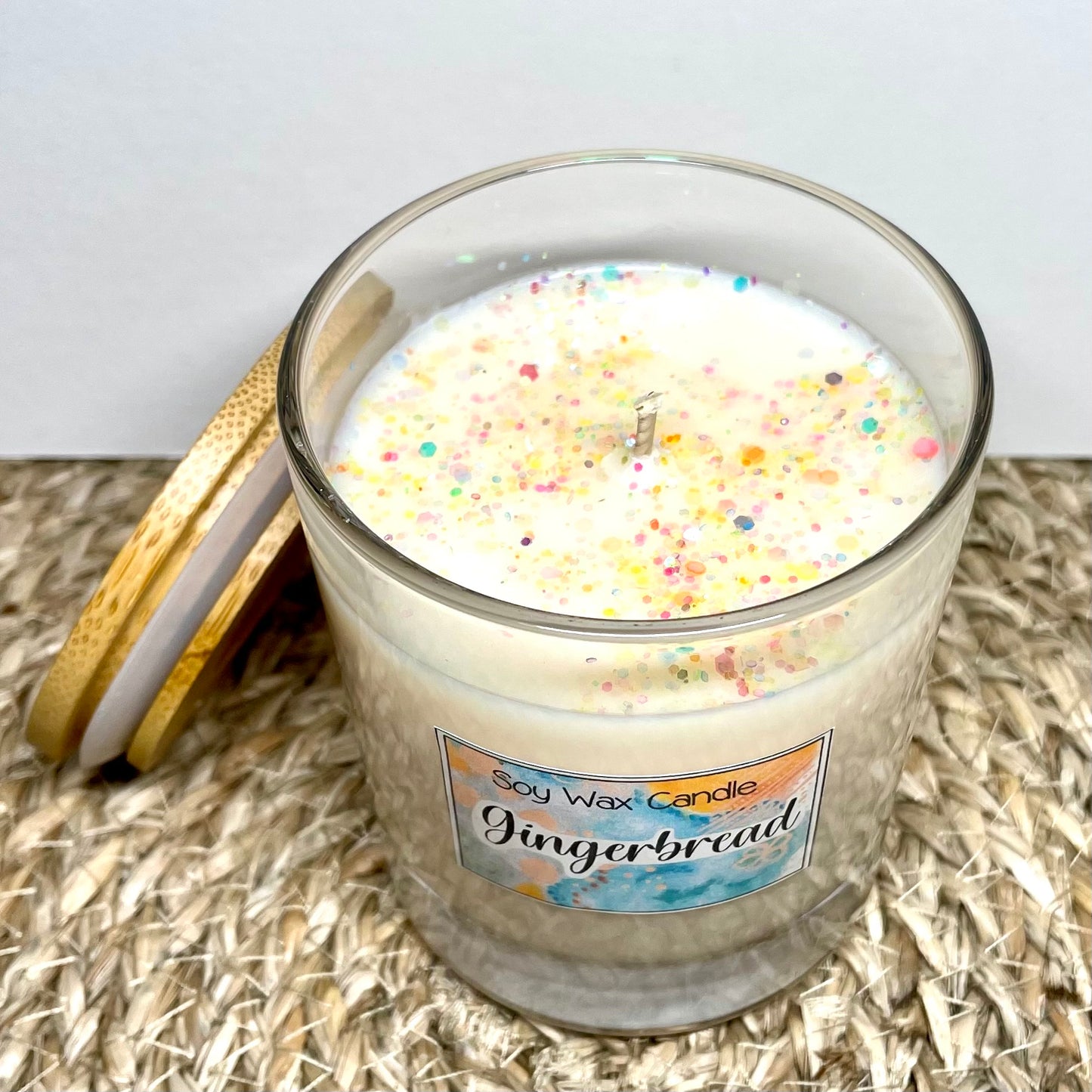 Gingerbread handmade soy candle