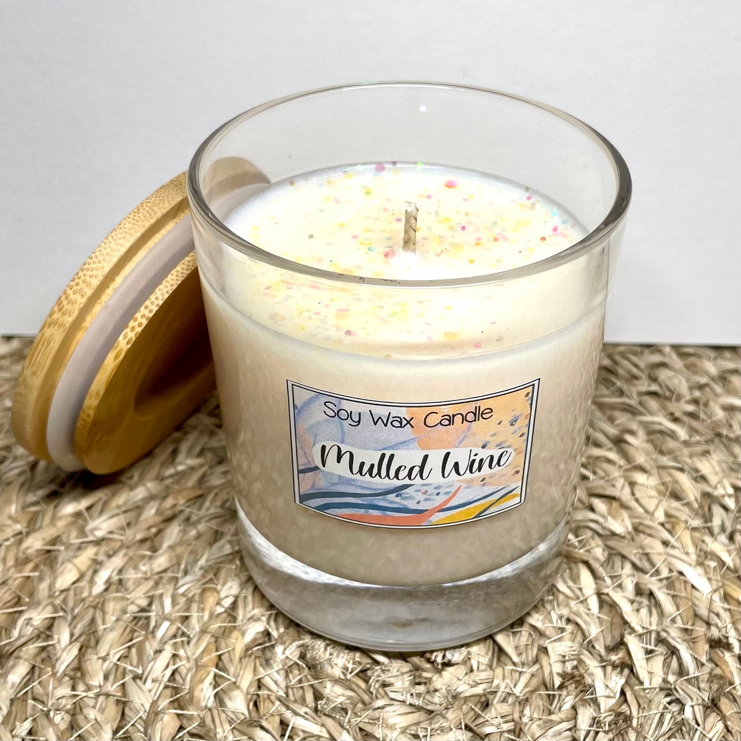 Mulled wine handmade soy candle