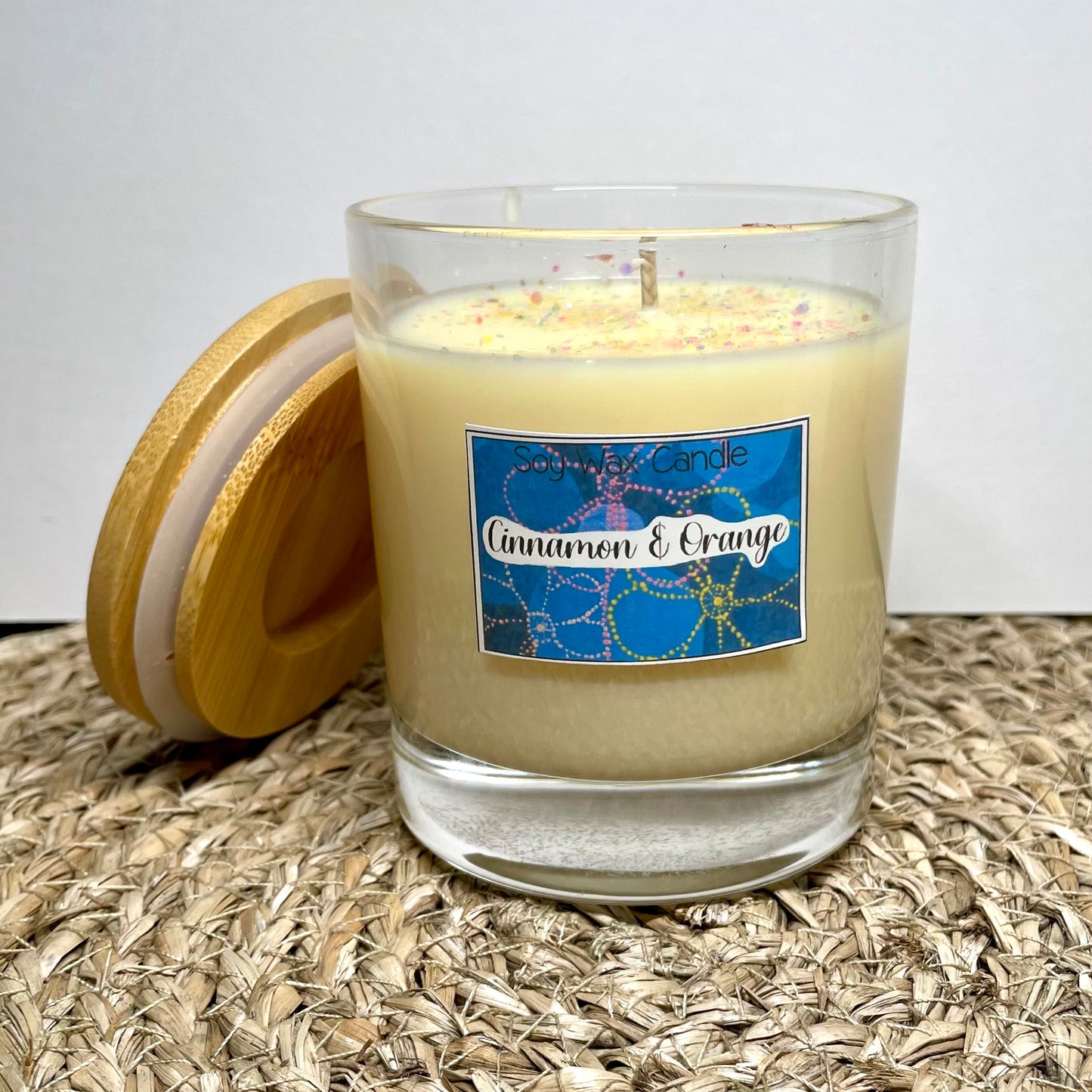 Cinnamon & Orange handmade soy candle