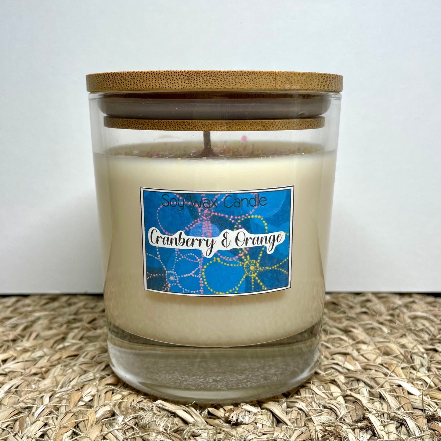 Cranberry & Orange handmade soy candle