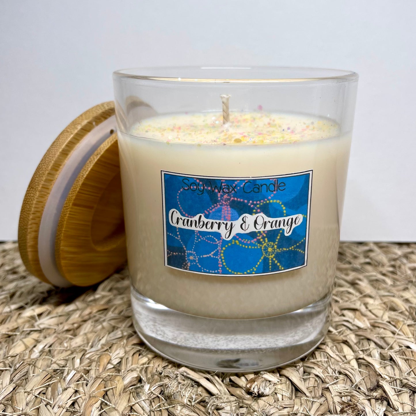 Cranberry & Orange handmade soy candle