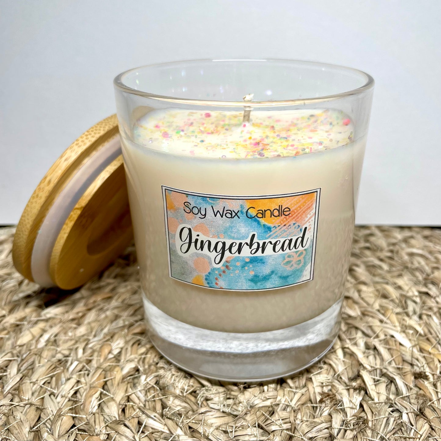 Gingerbread handmade soy candle