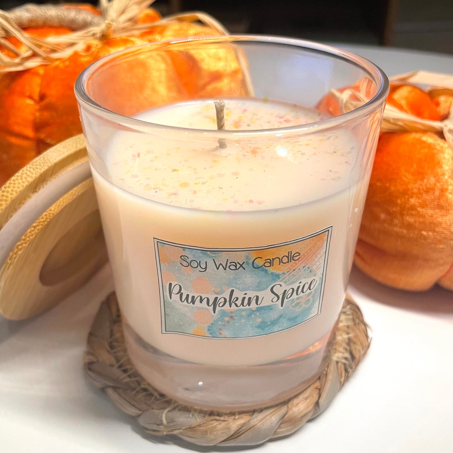 Pumpkin Spice handmade soy candle