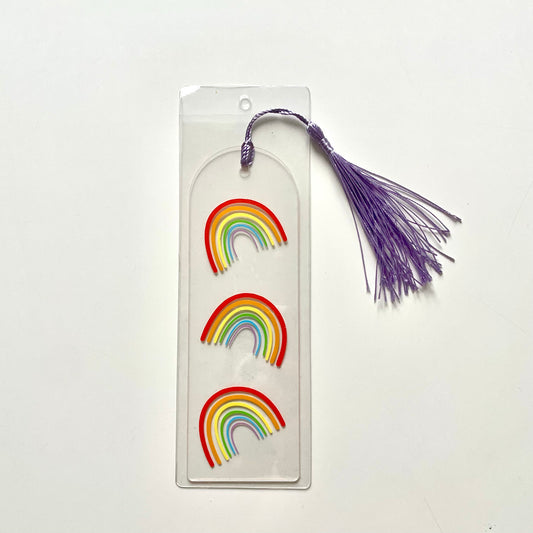 Rainbow acrylic Bookmark